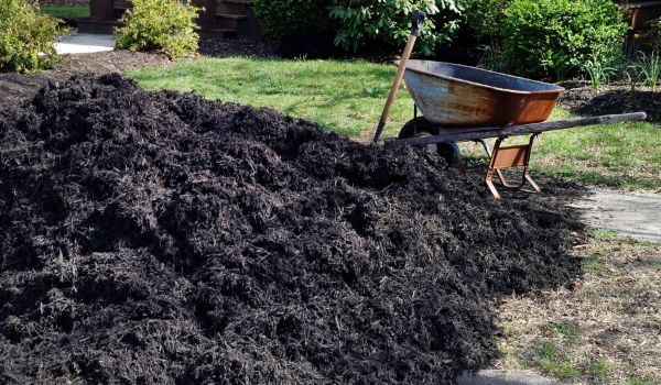 Black Mulch Delivery in South Jordan