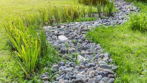River Rock Garden Installation in South Jordan