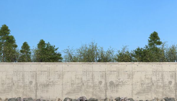 Privacy Wall Construction