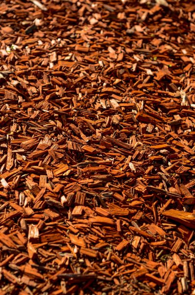 Cedar Mulch Spreading in South Jordan